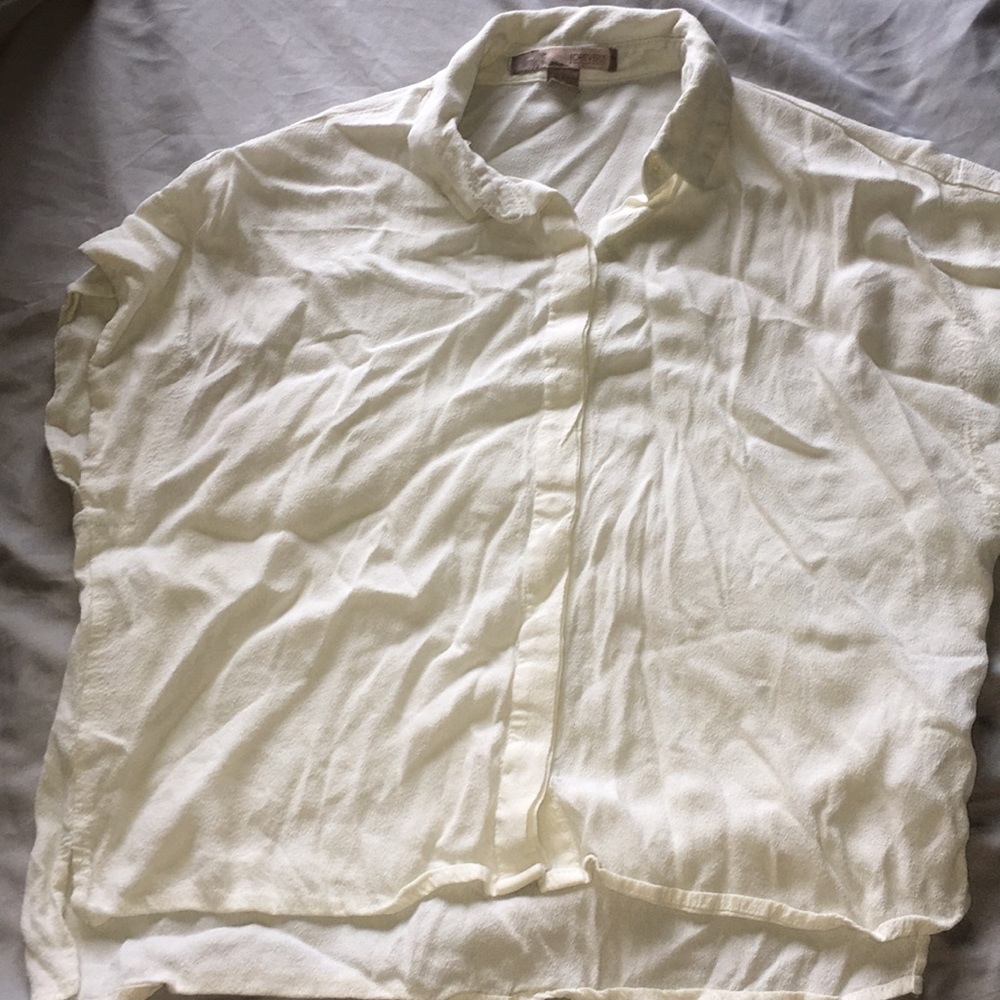 White sheer shirt